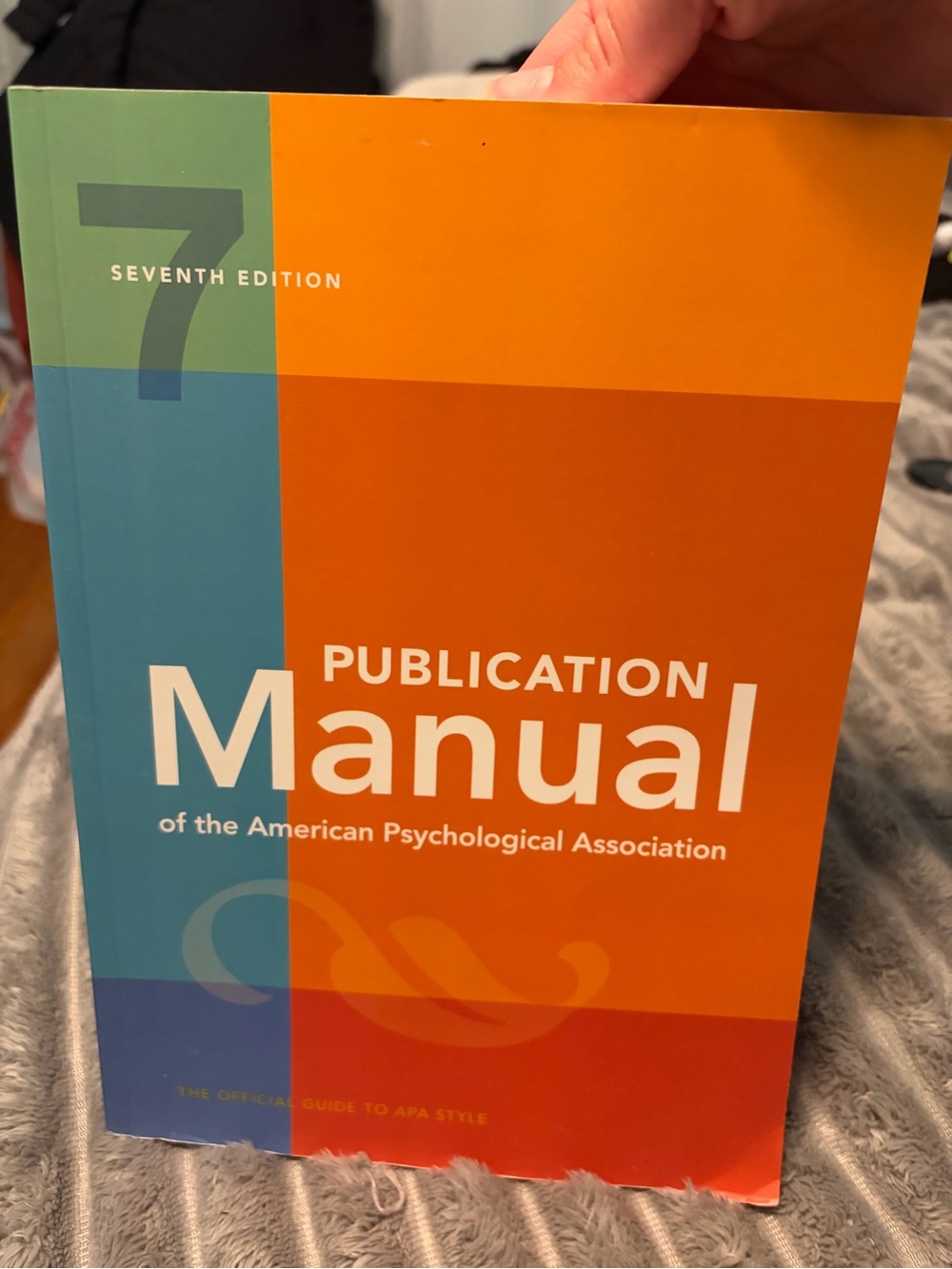 Publication Manual (7th Edition) — APA Orange & Teal Cover